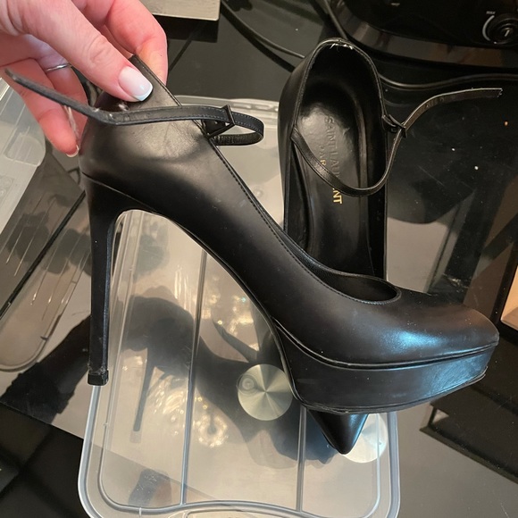 Black Saint Laurent Pumps Sz 36 - Picture 5 of 5
